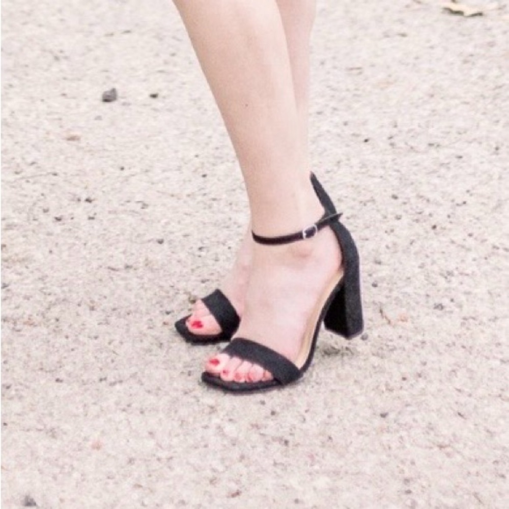 A New Day Ankle-Strap Block Heels